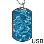  Surface Abstract  Dog Tag USB Flash (Two Sides) Front