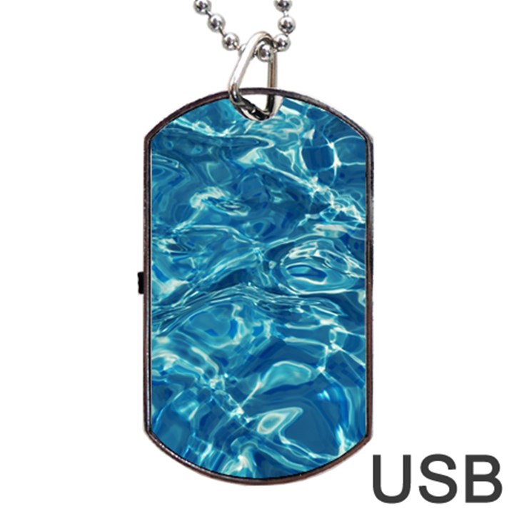  Surface Abstract  Dog Tag USB Flash (Two Sides)