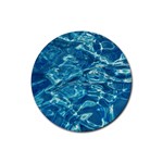 Surface Abstract  Rubber Round Coaster (4 pack) Front