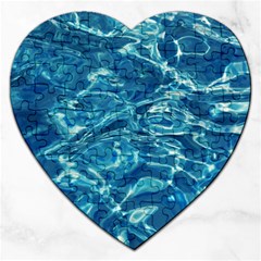 Surface Abstract  Jigsaw Puzzle (heart) by artworkshop