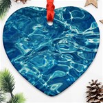 Surface Abstract  Heart Ornament (Two Sides) Front