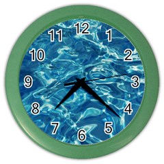 Surface Abstract  Color Wall Clock by artworkshop