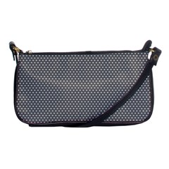 Gray-polkadots Shoulder Clutch Bag