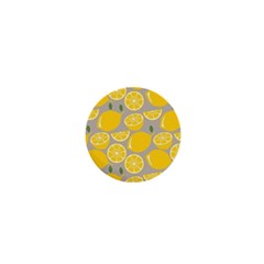 Lemon Pattern 1  Mini Buttons by artworkshop