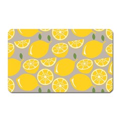 Lemon Pattern Magnet (rectangular) by artworkshop