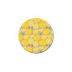 Lemon Pattern Golf Ball Marker (4 Pack) by artworkshop