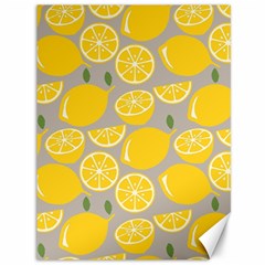 Lemon Pattern Canvas 36  X 48  by artworkshop