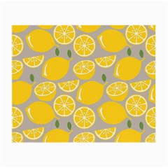 Lemon Pattern Small Glasses Cloth (2 Sides) by artworkshop