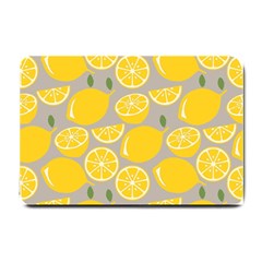 Lemon Pattern Small Doormat  by artworkshop