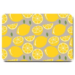 Lemon Pattern Large Doormat  by artworkshop