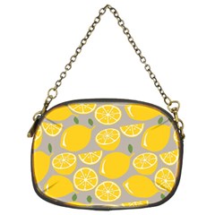 Lemon Pattern Chain Purse (two Sides) by artworkshop