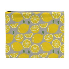 Lemon Pattern Cosmetic Bag (xl) by artworkshop