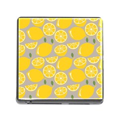 Lemon Pattern Memory Card Reader (square 5 Slot) by artworkshop