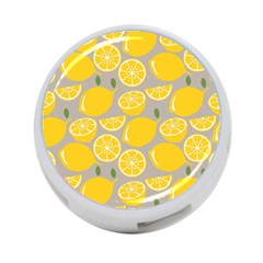 Lemon Pattern 4-port Usb Hub (two Sides) by artworkshop