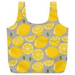 Lemon Pattern Full Print Recycle Bag (xl) by artworkshop