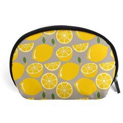 Lemon Pattern Accessory Pouch (large) by artworkshop