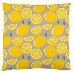 Lemon Pattern Standard Flano Cushion Case (two Sides) by artworkshop