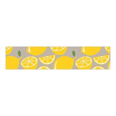 Lemon Pattern Velvet Scrunchie by artworkshop