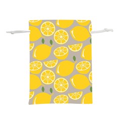 Lemon Pattern Lightweight Drawstring Pouch (s) by artworkshop