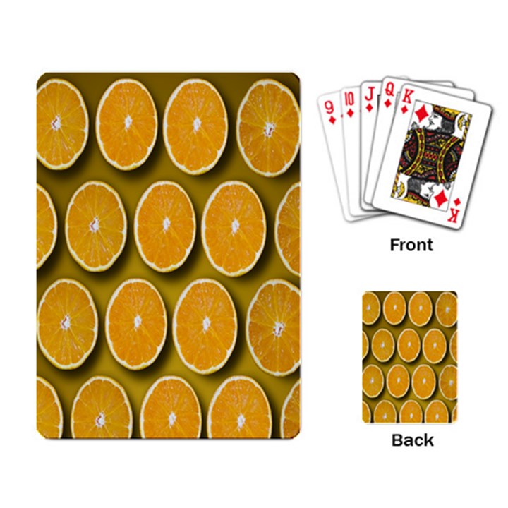 Oranges Slices  Pattern Playing Cards Single Design (Rectangle)