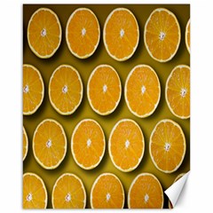 Oranges Slices  Pattern Canvas 16  X 20  by artworkshop