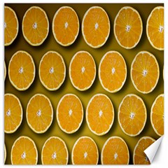 Oranges Slices  Pattern Canvas 20  X 20  by artworkshop