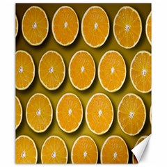 Oranges Slices  Pattern Canvas 20  X 24  by artworkshop