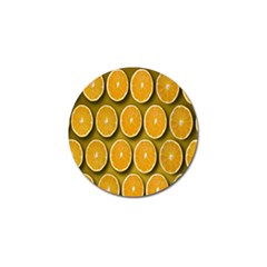 Oranges Slices  Pattern Golf Ball Marker (4 Pack) by artworkshop