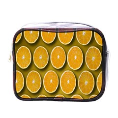 Oranges Slices  Pattern Mini Toiletries Bag (one Side) by artworkshop