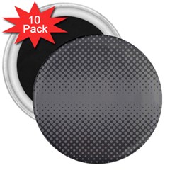 Halftone 3  Magnets (10 Pack)  by nate14shop