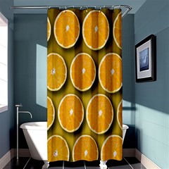 Oranges Slices  Pattern Shower Curtain 36  X 72  (stall)  by artworkshop