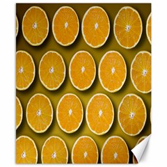 Oranges Slices  Pattern Canvas 8  X 10  by artworkshop