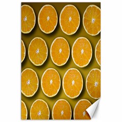 Oranges Slices  Pattern Canvas 20  X 30  by artworkshop