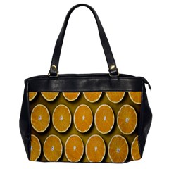 Oranges Slices  Pattern Oversize Office Handbag by artworkshop