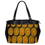 Oranges Slices  Pattern Oversize Office Handbag Front