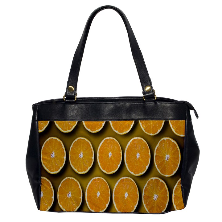 Oranges Slices  Pattern Oversize Office Handbag