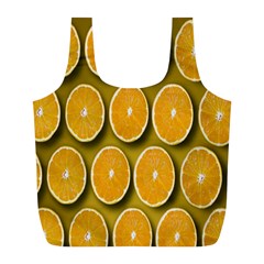 Oranges Slices  Pattern Full Print Recycle Bag (l) by artworkshop