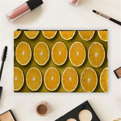 Oranges Slices  Pattern Cosmetic Bag (large) by artworkshop