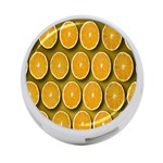 Oranges Slices  Pattern 4-Port USB Hub (Two Sides) Front