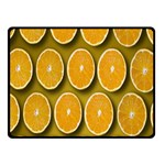 Oranges Slices  Pattern Fleece Blanket (Small) 50 x40  Blanket Front