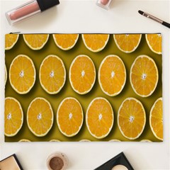 Oranges Slices  Pattern Cosmetic Bag (xxl) by artworkshop