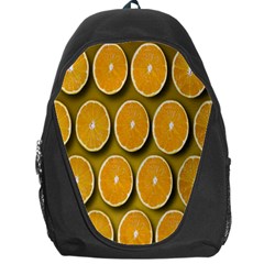 Oranges Slices  Pattern Backpack Bag by artworkshop