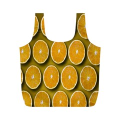 Oranges Slices  Pattern Full Print Recycle Bag (m) by artworkshop