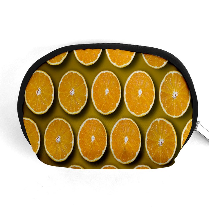 Oranges Slices  Pattern Accessory Pouch (Medium)