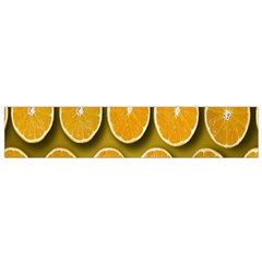 Oranges Slices  Pattern Small Flano Scarf by artworkshop