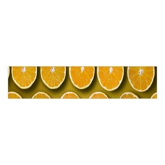 Oranges Slices  Pattern Velvet Scrunchie by artworkshop