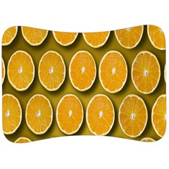 Oranges Slices  Pattern Velour Seat Head Rest Cushion by artworkshop