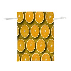 Oranges Slices  Pattern Lightweight Drawstring Pouch (l) by artworkshop