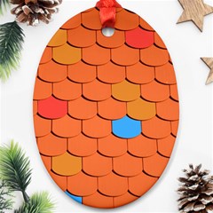 Phone Wallpaper Roof Roofing Tiles Roof Tiles Ornament (oval) by artworkshop