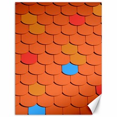 Phone Wallpaper Roof Roofing Tiles Roof Tiles Canvas 12  X 16  by artworkshop